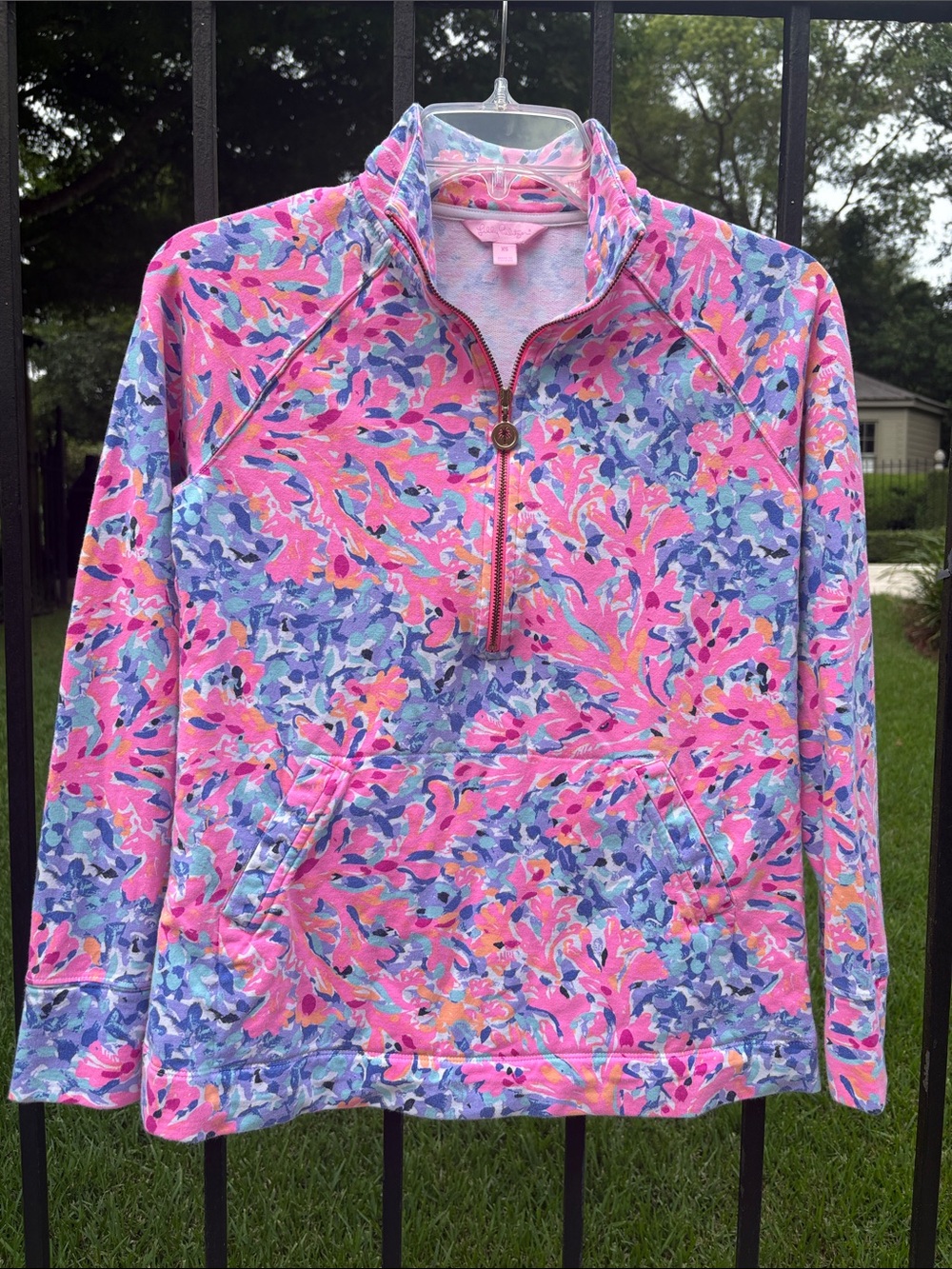 Lilly Pulitzer Skipper Popover, French terry fabric. Sz XS